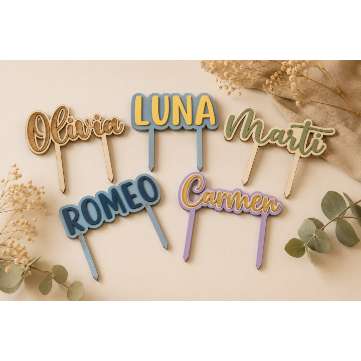 Topper Personalizado para Tartas