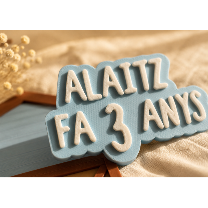 Topper Personalizado para Tartas