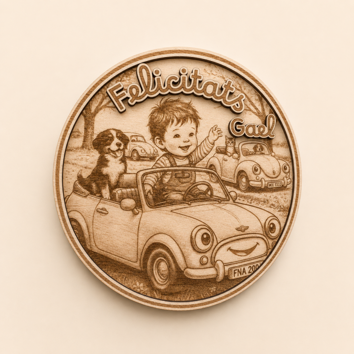 Topper Decorativo Personalizado 2 en 1