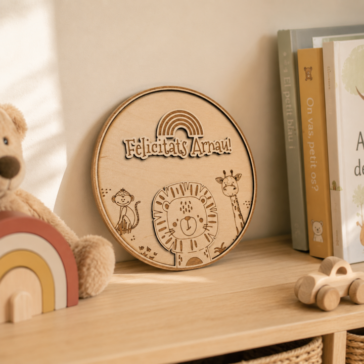 Topper Decorativo Personalizado 2 en 1