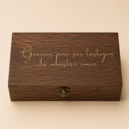 Caja de Testigos con Bolígrafos Personalizados