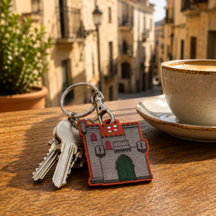 Llavero Castell de Festes con NFC