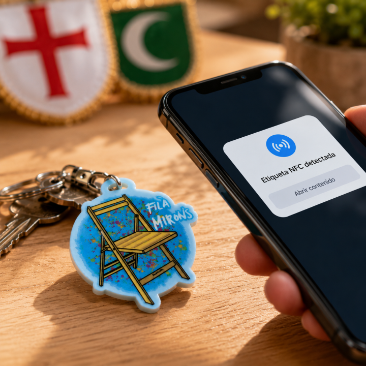 Llavero Filà Mirons con NFC